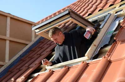 Pose de fenêtres de toit Velux au Saulchoy